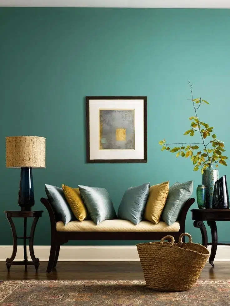 7 ideas de decoración de salas en verde