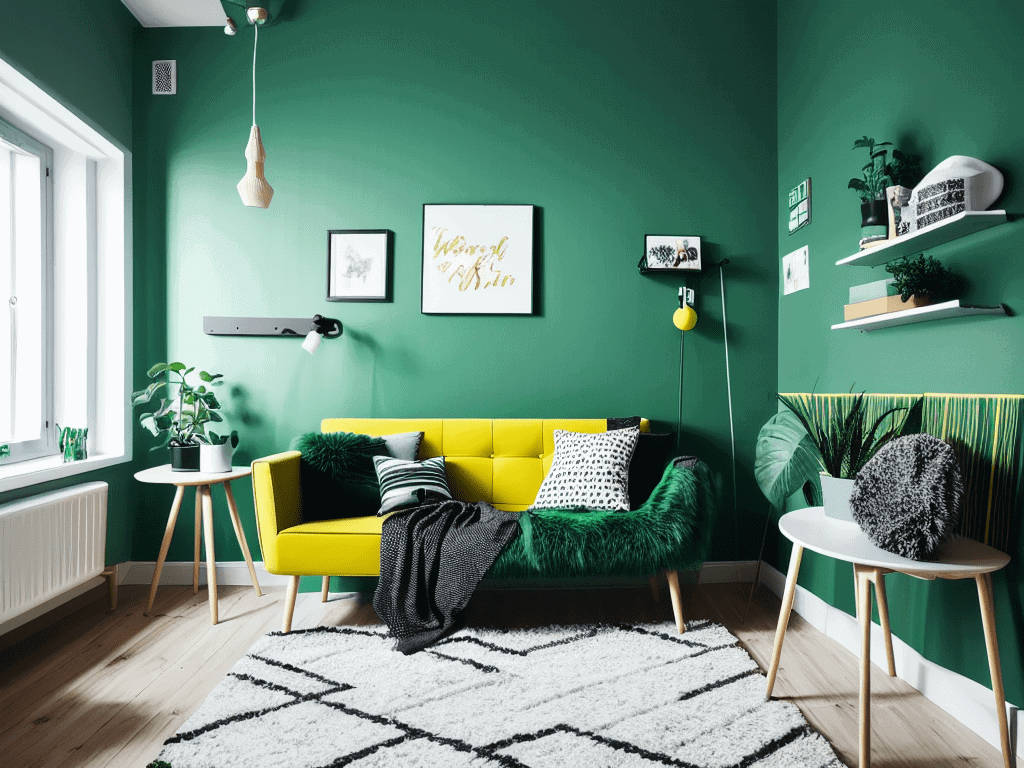 Los colores que combinan con amarillo pálido en la decoración del hogar