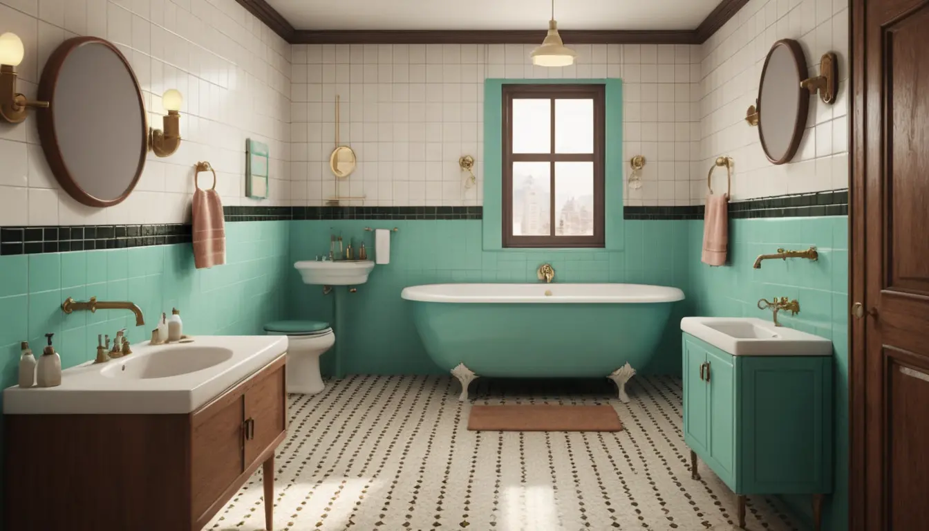 Baños estilo retro: claves para una decoración única