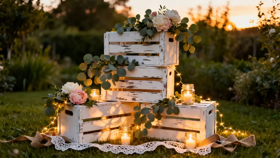 cajas de fruta decoradas para bodas