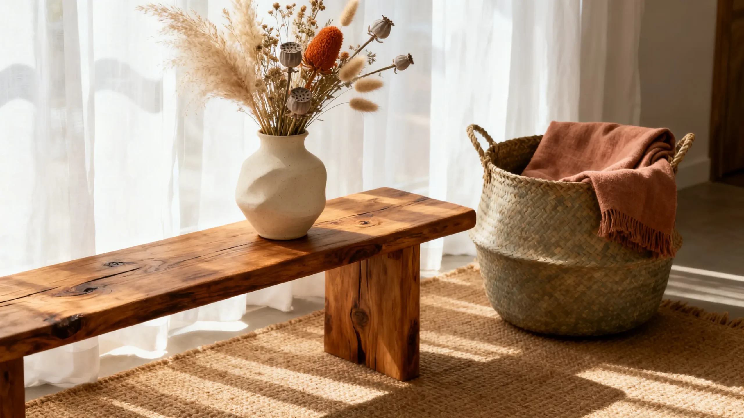 Materiales naturales para decoración: la clave para un hogar cálido, sereno y lleno de vida